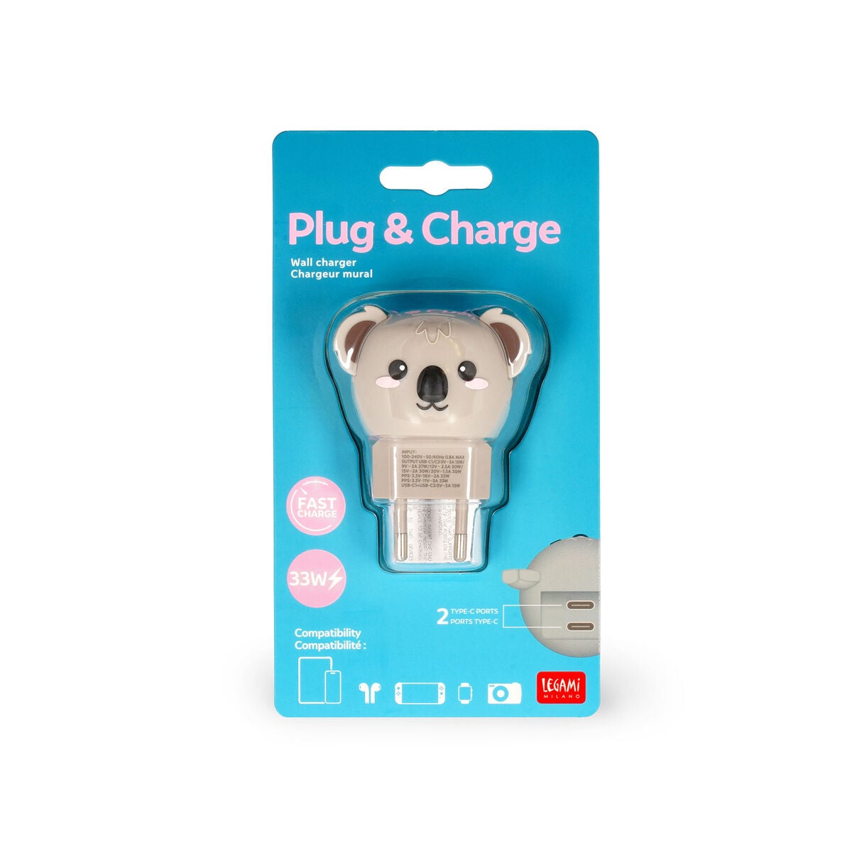 Legami - Koala Wall Charger