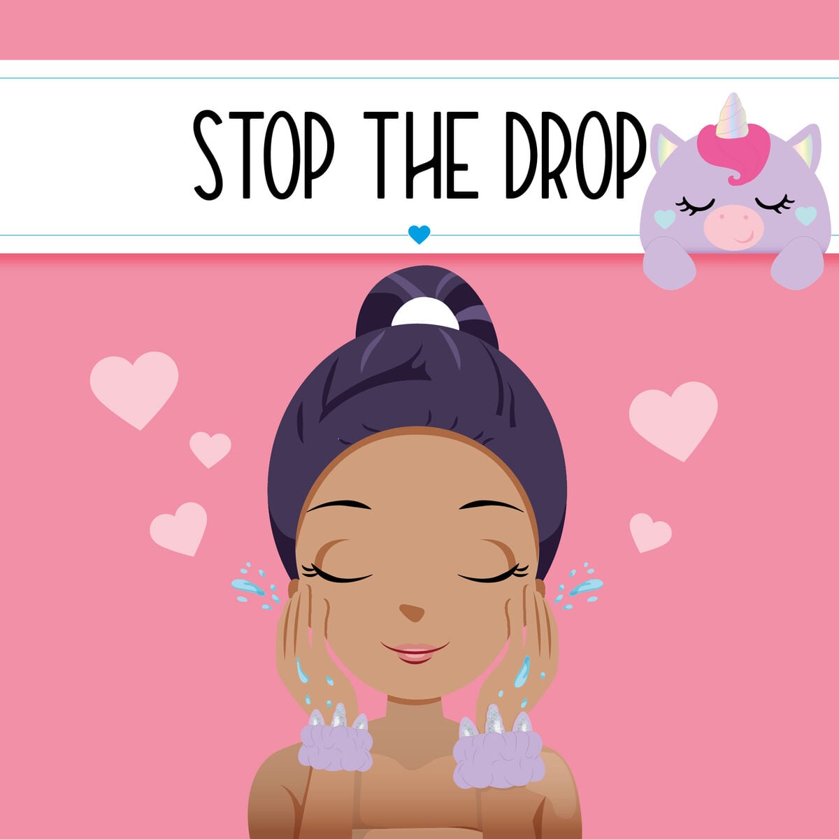 Legami - Tek Boynuzlu At Anti-Drip Wrist Bands Skincare - Stop Drop