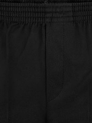 Zeco Boys School Full Elastic Pull Up Trousers in Black