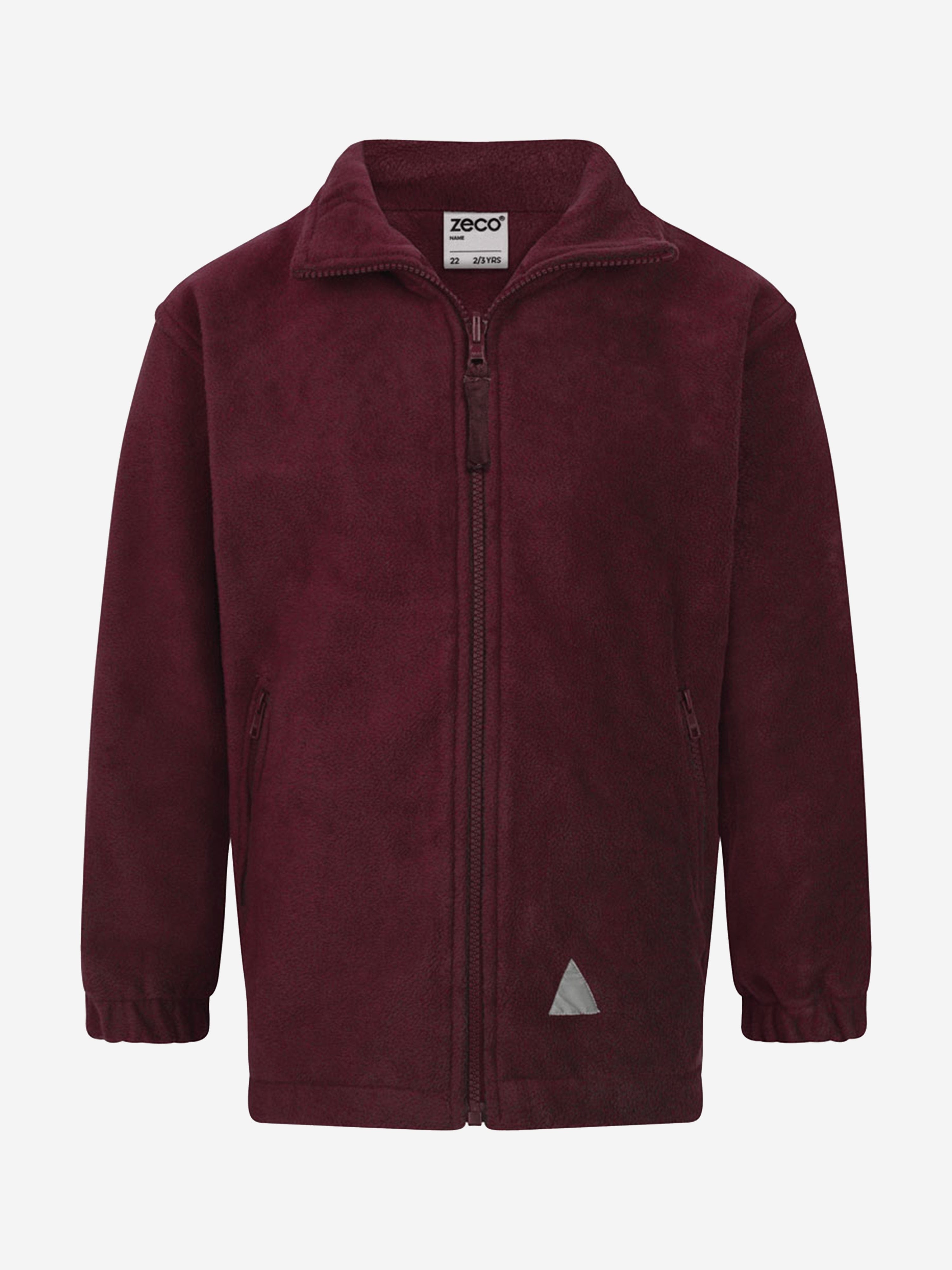 Zeco Kids School Polar Fleece Jacket in Maroon