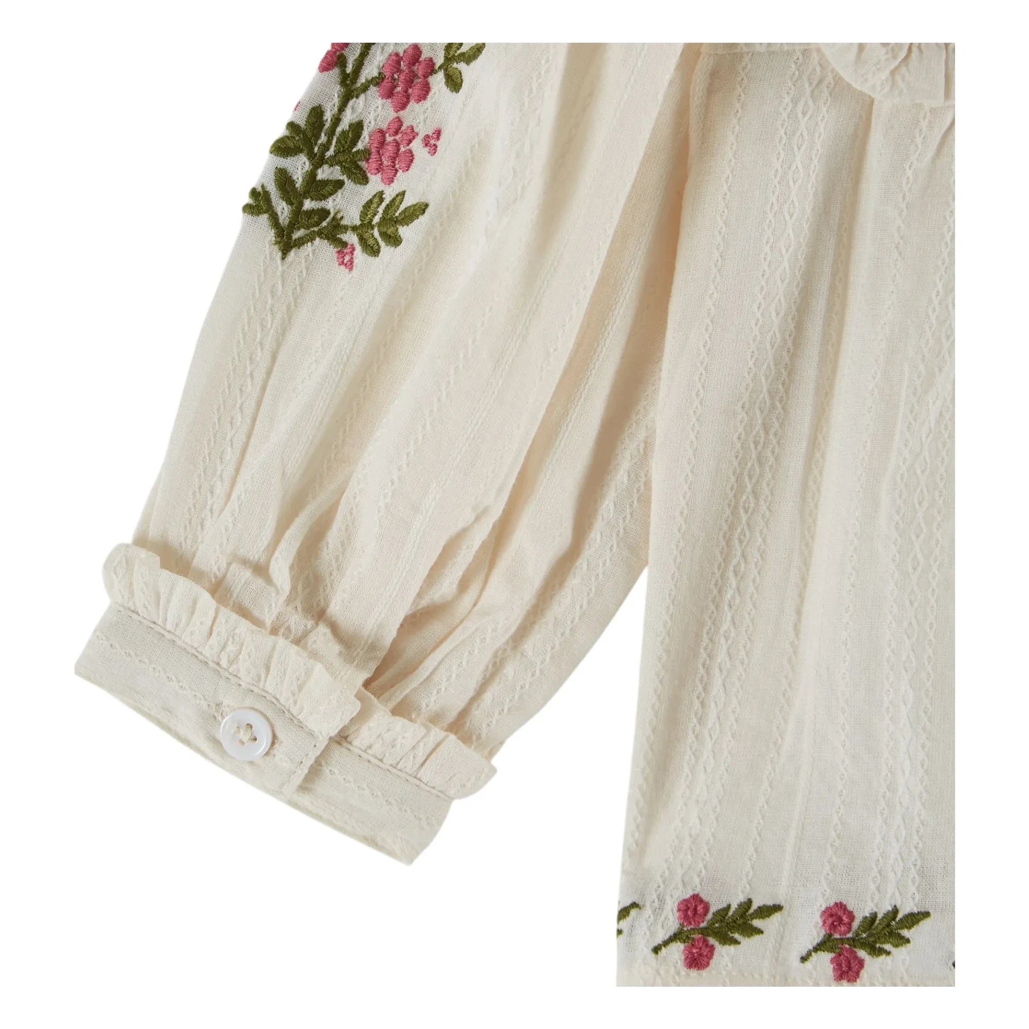 Emile et Ida - Bestickte Bluse | Creme