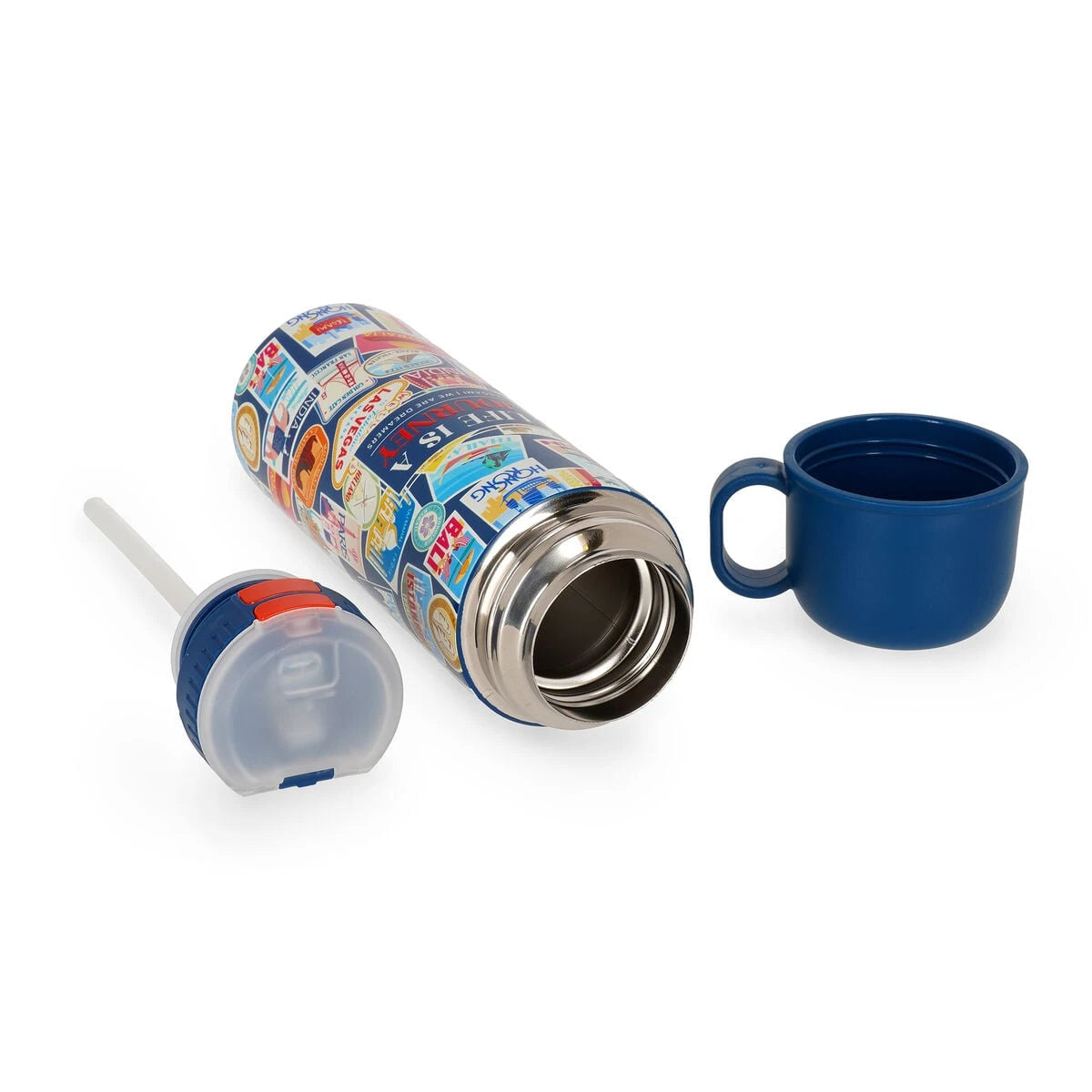 Legami - Thermos und Becher - Heiß und Kalt - Reisesticker