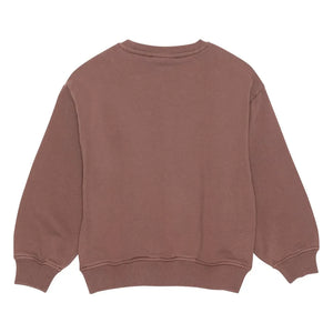 brunobruno nation - Norah Organik Pamuk Sweatshirt | Koyu kahverengi