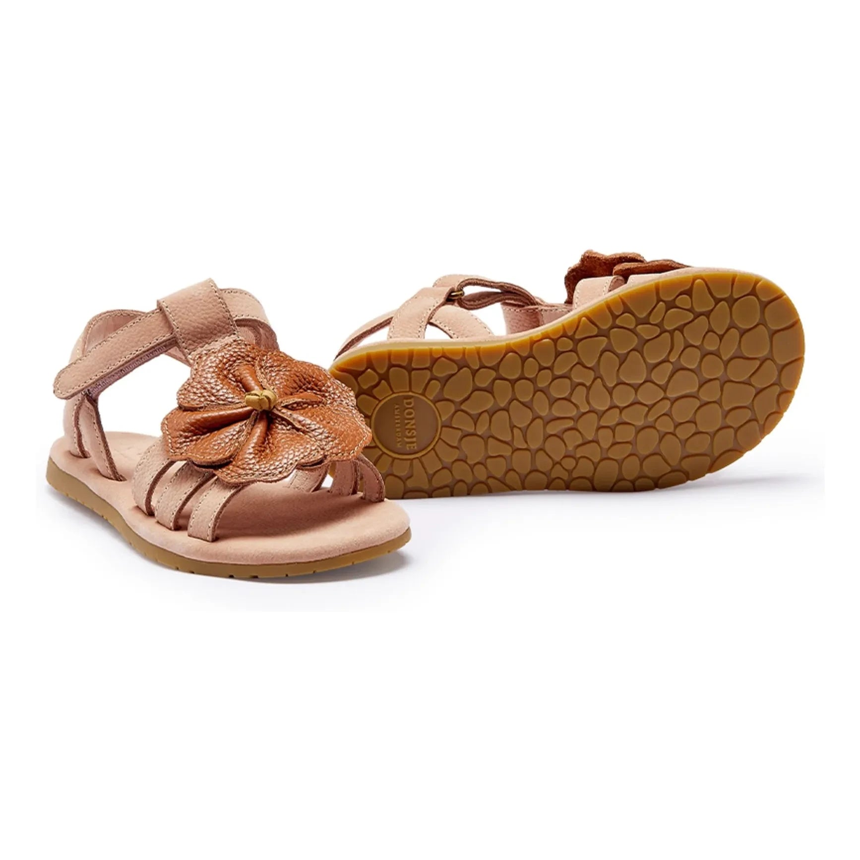 Donsje - Iles Fields Hibiskus Sandalen | Puderrosa