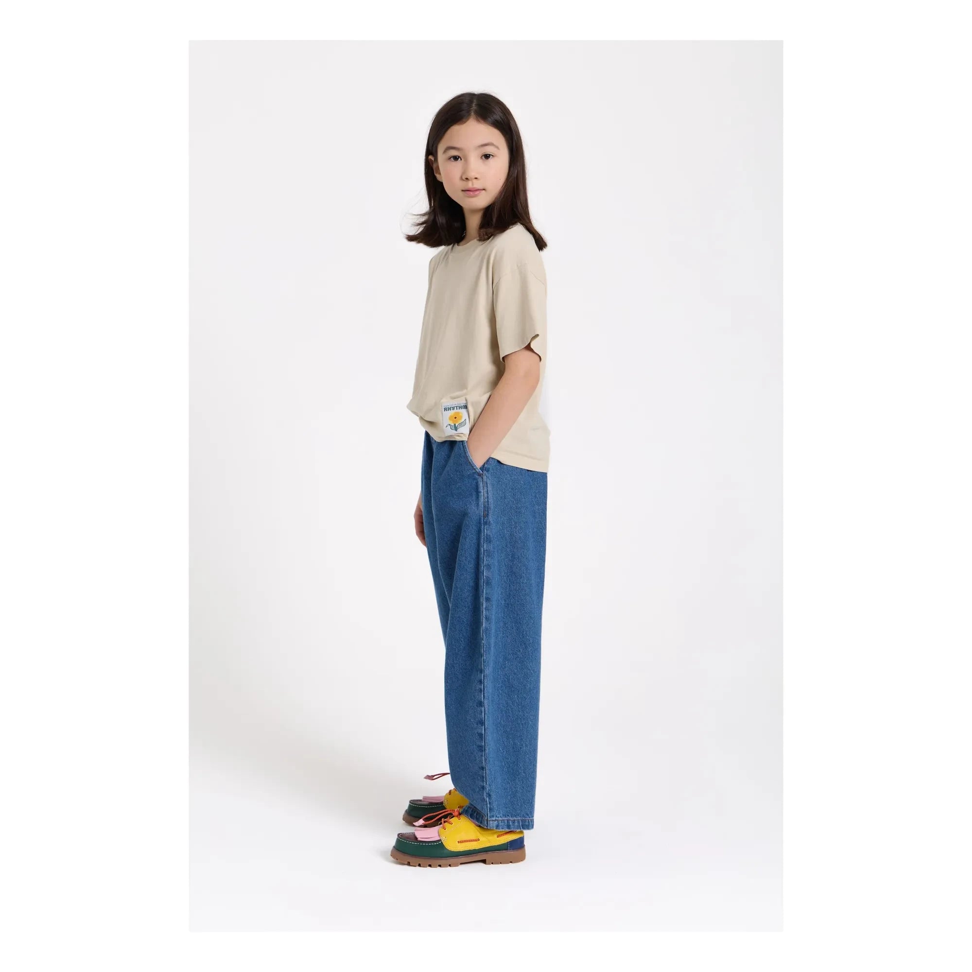 Hundred Pieces - Luna Bio-Baumwoll-T-Shirt | Beige