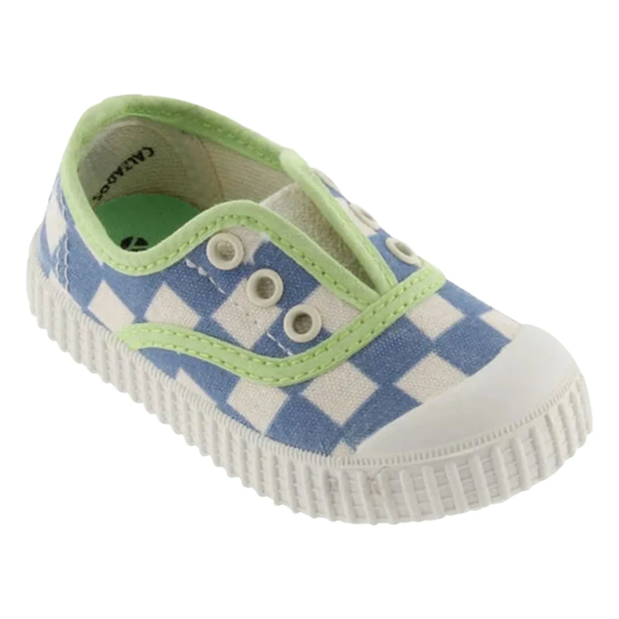 Victoria - Lona Karierte Sportschuhe | Blau