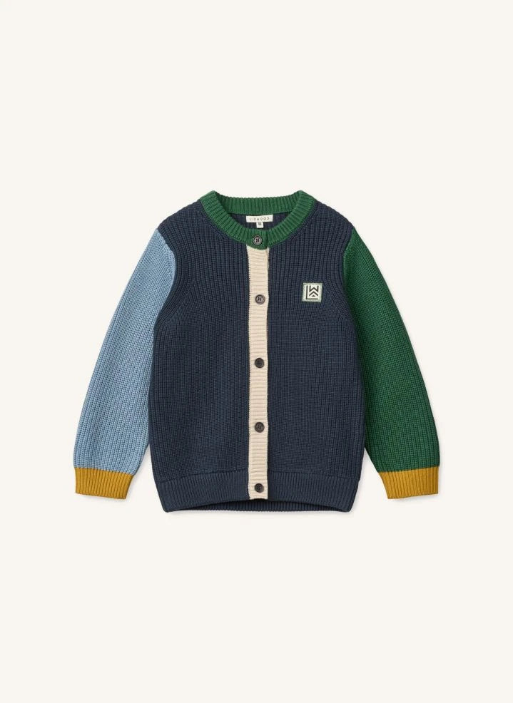 Liewood - Rippstruktur Thea Cardigan | Dunkelblau