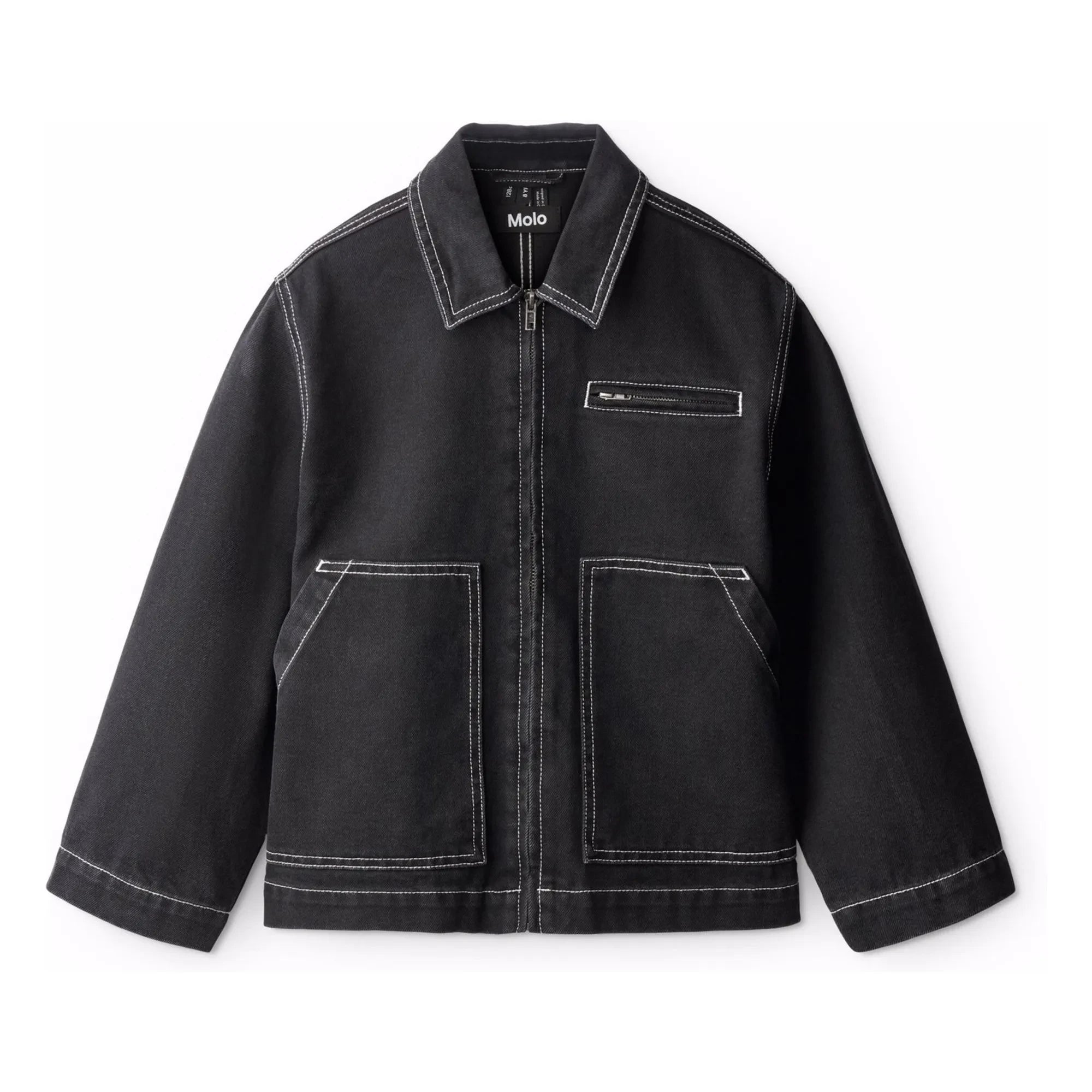 Molo - Hetson Bio-Baumwoll-Jeansjacke | Denim schwarz