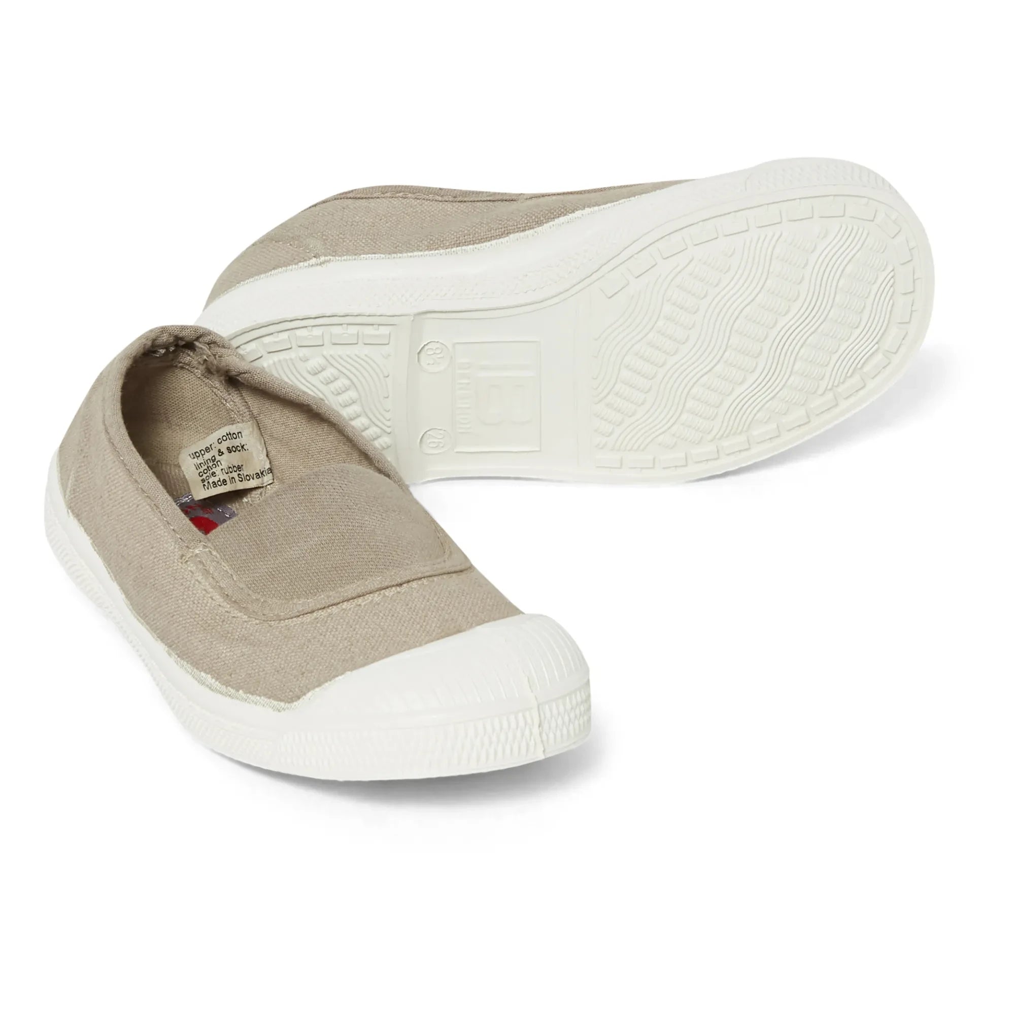 Bensimon - Vegane elastische Sneakers | Beige