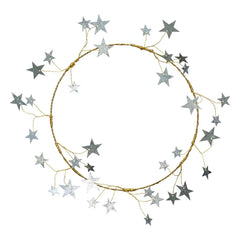 Madam Stoltz - Stern dekorativer Kranz | Gold