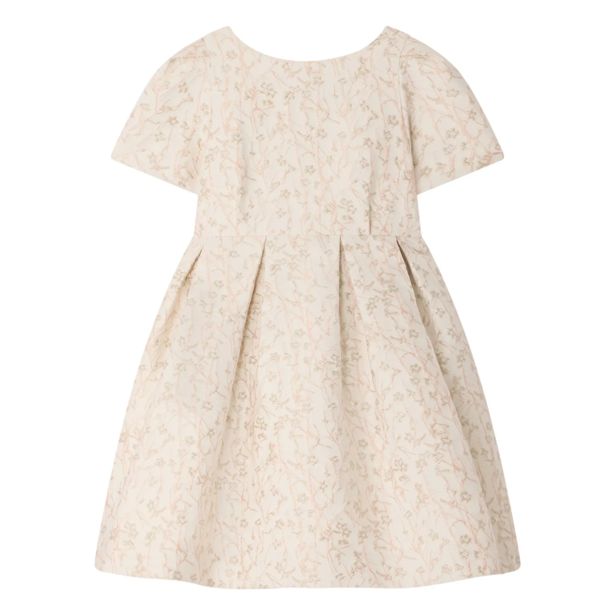 Bonpoint - Lilibet Fleurie Besticktes Kleid | Ecru