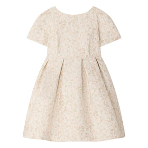 Bonpoint - Lilibet Fleurie Besticktes Kleid | Ecru