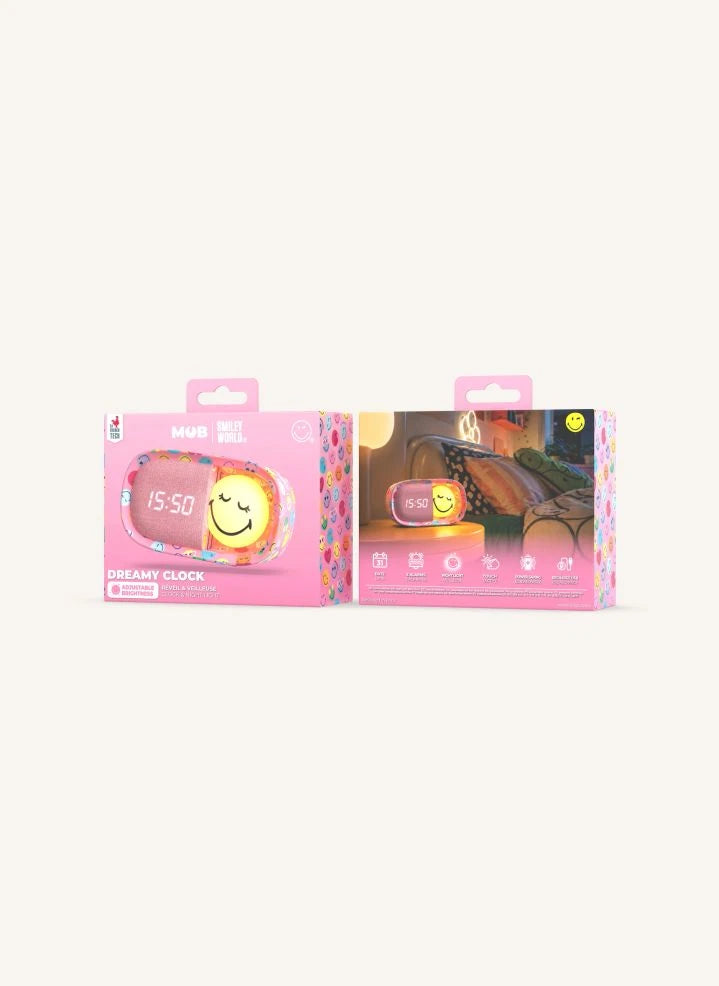 MOB - Dreamy Alarm Clock - MOB x Smiley World | Rosa