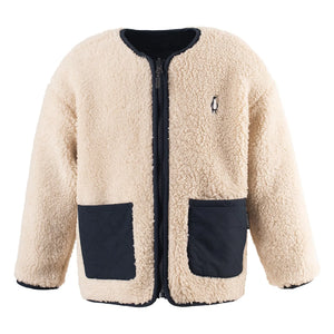 Gosoaky – Wende-Sherpa-Jacke Sleeping Lion | Beige