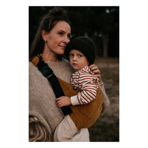 Wildride - Samt-Babytrage | Camel