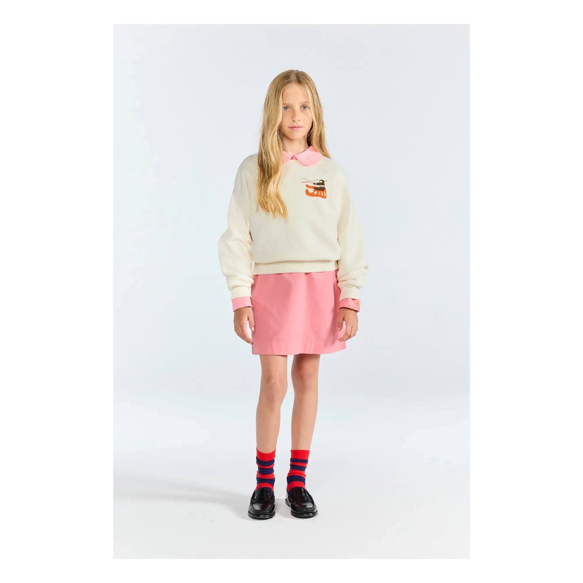 The Animals Observatory - Shark-Sweatshirt | Ecru