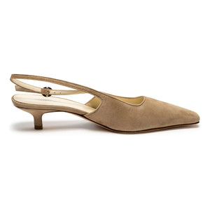 Odare - Anna Sweden Slingback | Taupe Braun