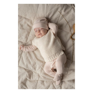 1+ in the family - Gio Mütze aus Bio-Baumwolle | Nude