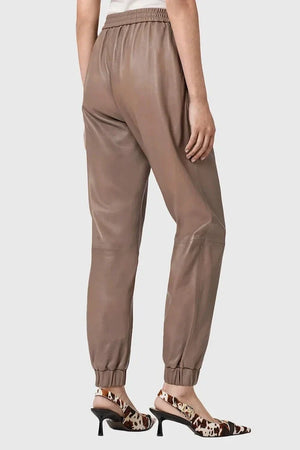 AllSaints JEN Deri Pantolon