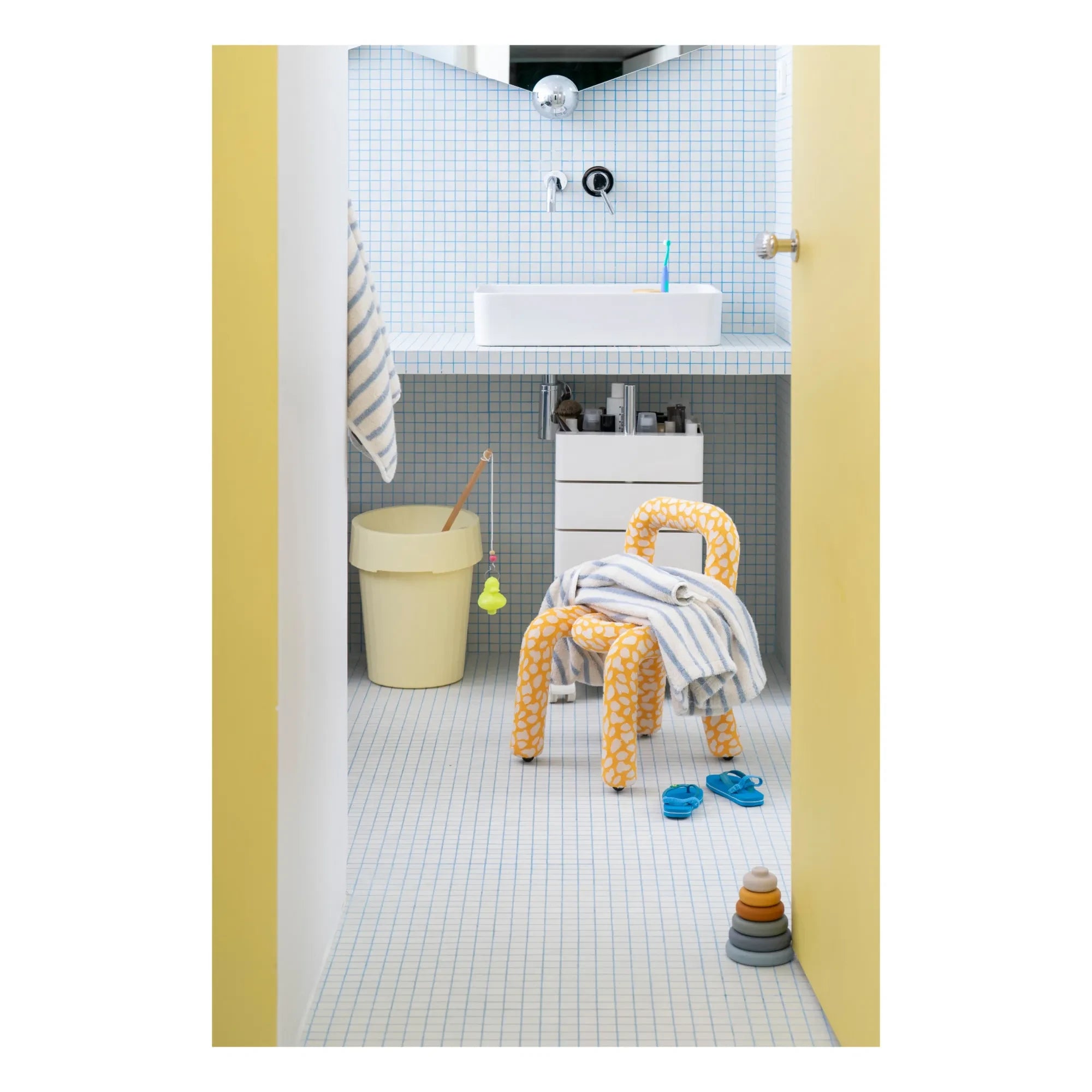 Moustache - Mini Bold Stuhl | Gelb