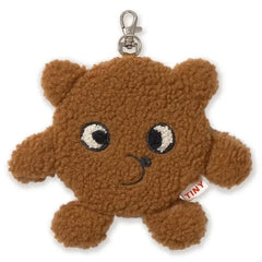 Tinycottons – Brauner Plüsch-Teddybär-Schlüsselanhänger