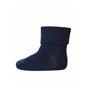 Mp Denmark - Gerippte Baumwollsocken | Dunkelblau