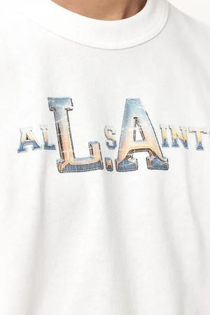 AllSaints erkek pamuklu tişört ANGELINO