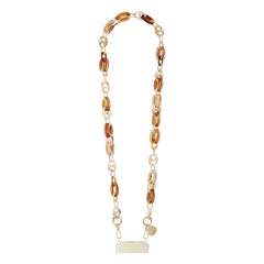 LaCoqueFrançaise - Andy 120 cm lange Kette | Beige