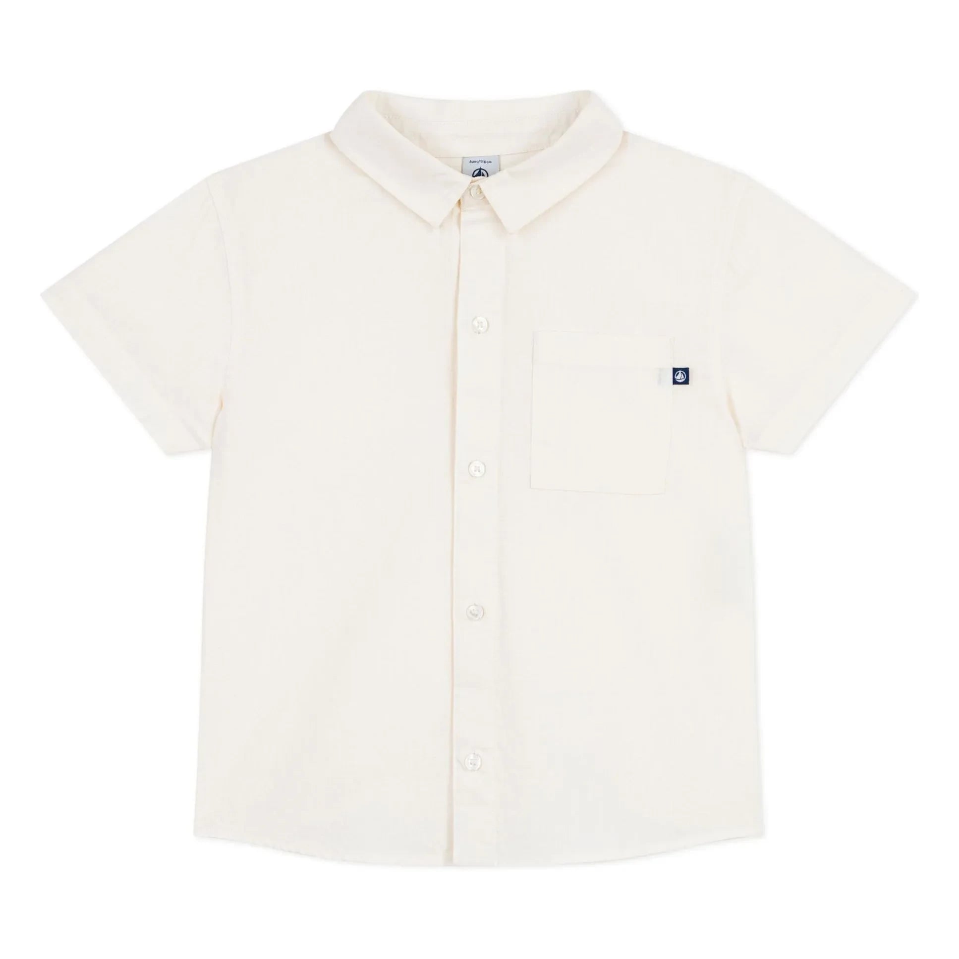 Petit Bateau - Leinenhemd | Ecru