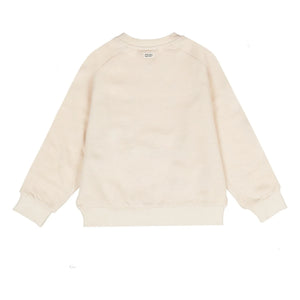 Tumble N'Dry - Prugna Bio-Baumwoll-Sweatshirt | Ecru