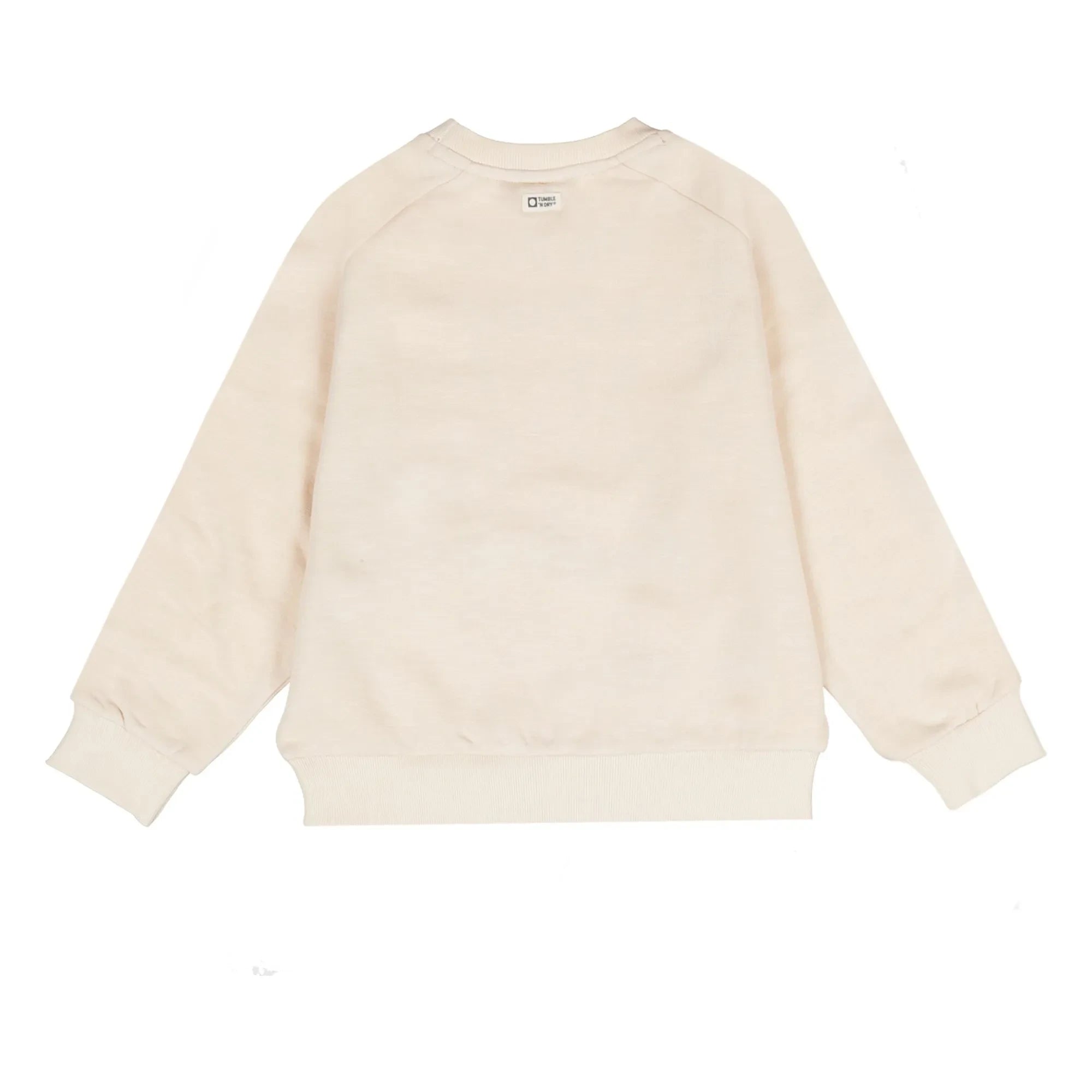 Tumble N'Dry - Prugna Bio-Baumwoll-Sweatshirt | Ecru