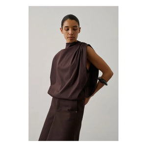 Soeur - Idris Baumwoll-T-Shirt | Dunkelbraun