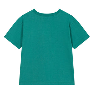 Petit Bateau - T-Shirt aus Bio-Baumwolle „Bel Été“ | Grün
