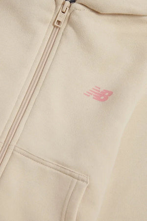 Çocuklar için pamuklu kapüşonlu New Balance sweatshirt