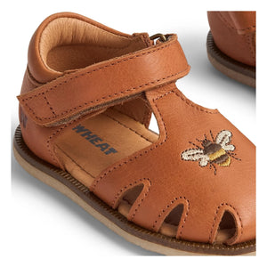 Wheat - Lowe Abeilles Leder Sandalen | Braun