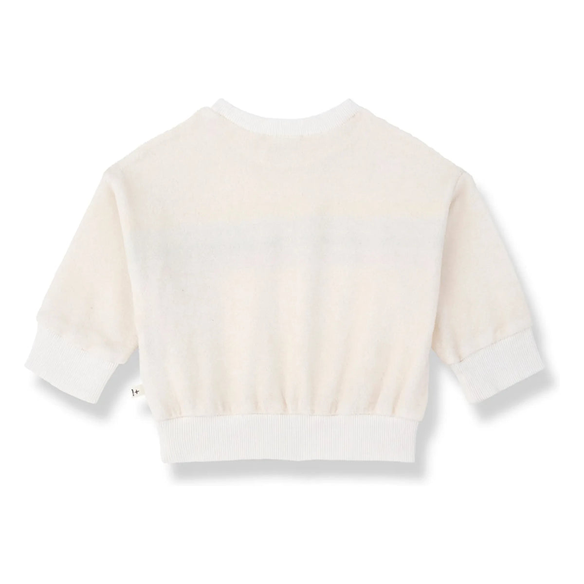 1+ in the family - Santanyi Gestreiftes Frottee-Sweatshirt | Weiß
