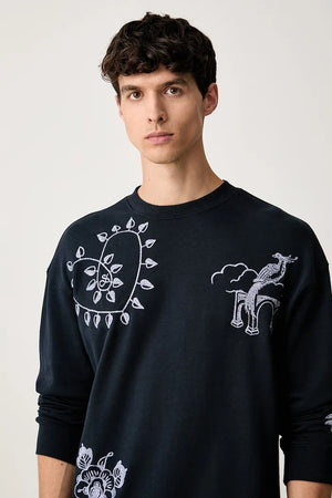 Scotch & Soda erkek pamuklu sweatshirt
