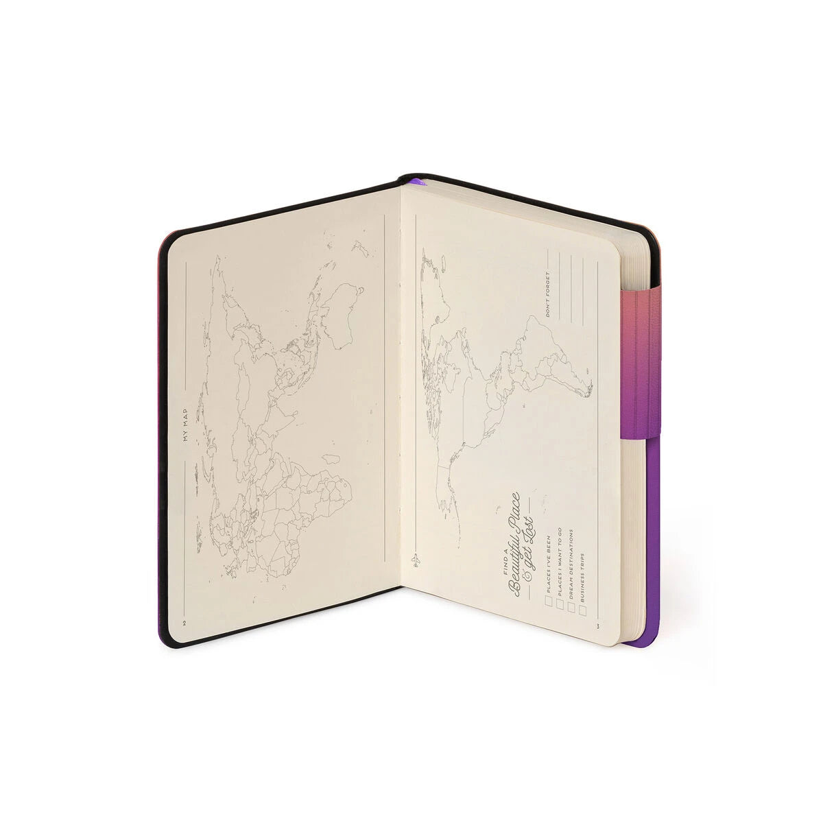 Legami - Liniertes Notizbuch mit Softcover - Sunset Vibes - Mein Notizbuch