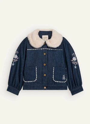 Louise Misha - Rafalina Denimjacke | Dunkelblau