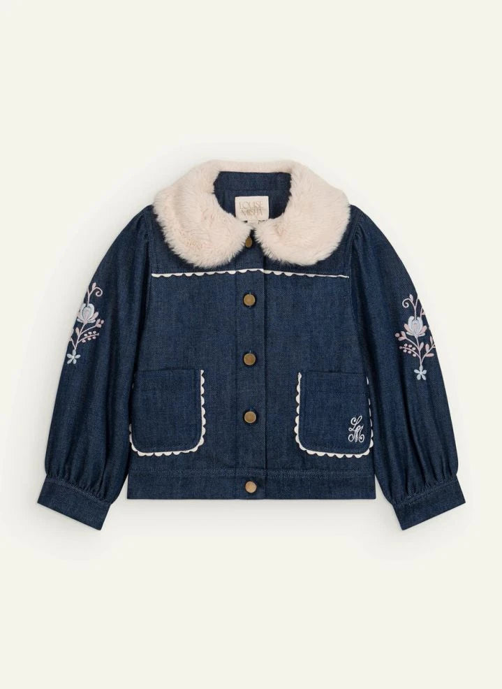 Louise Misha - Rafalina Denimjacke | Dunkelblau