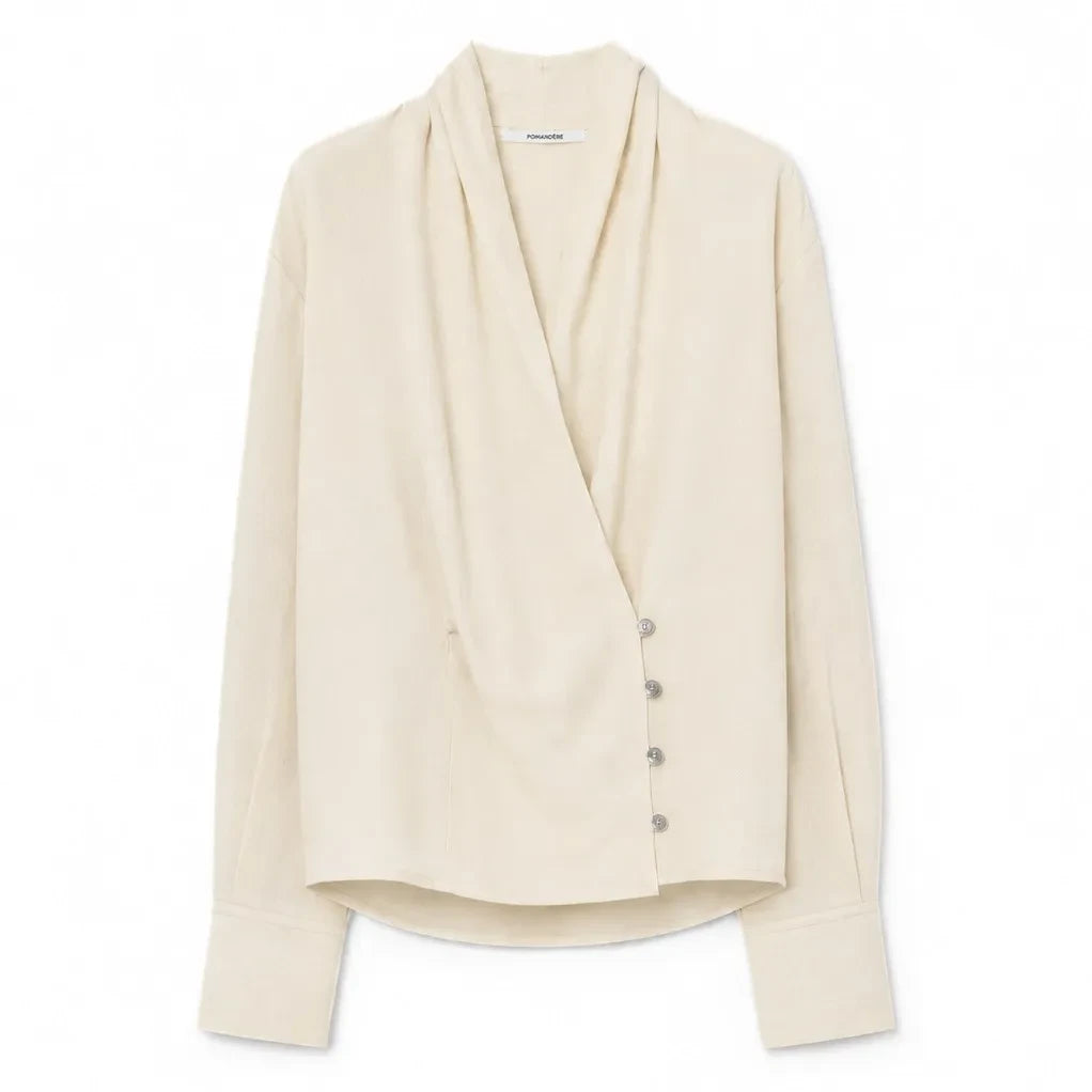 Pomandère - Wickelbluse | Creme