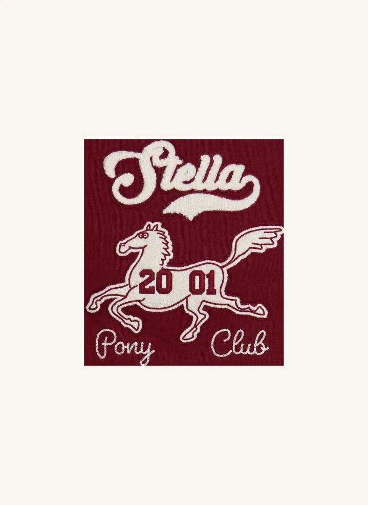 Stella McCartney Kids - Stella sweatshirt 2001 | Koyu kırmızı