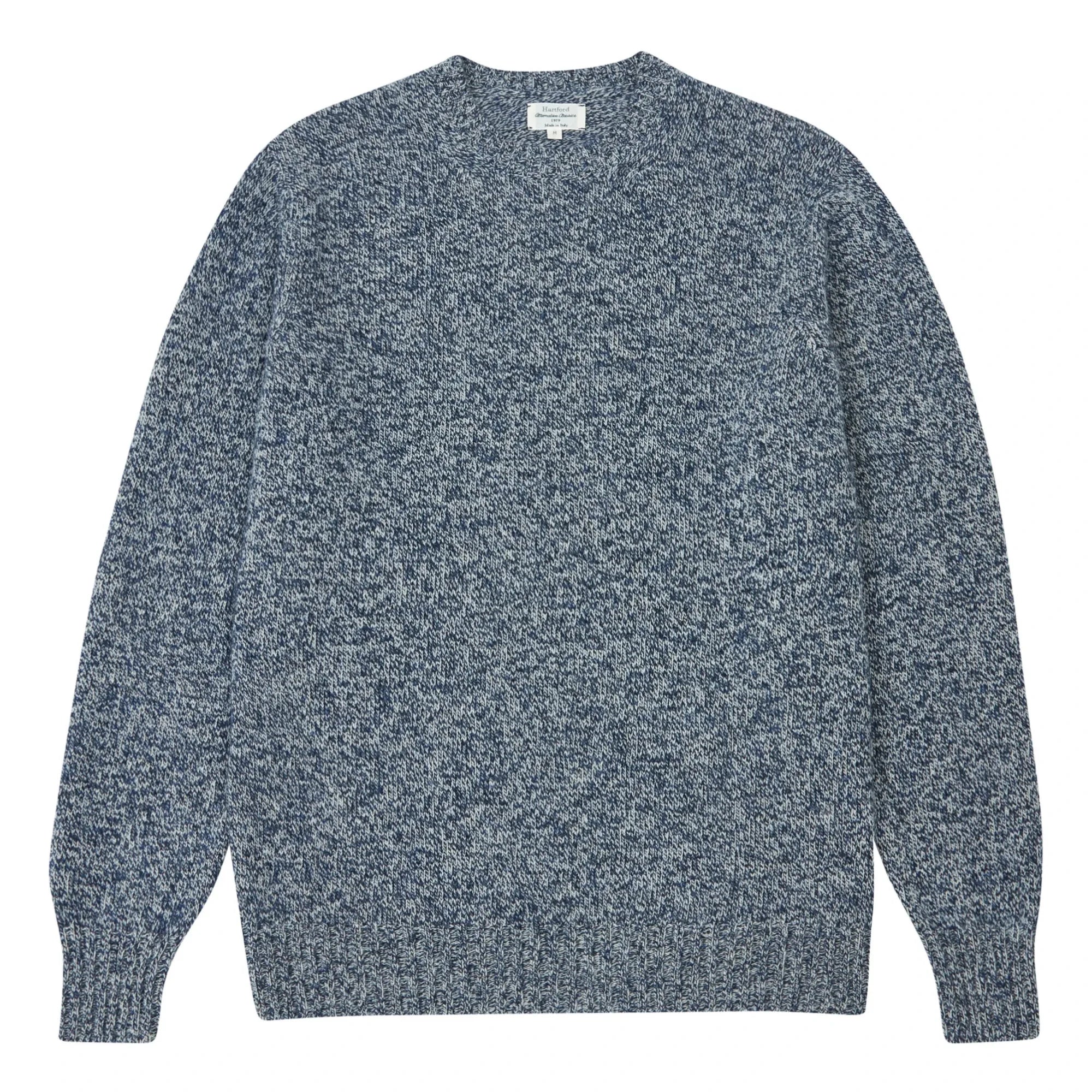 Hartford - Shetland-Sweatshirt | Indigo-Blau