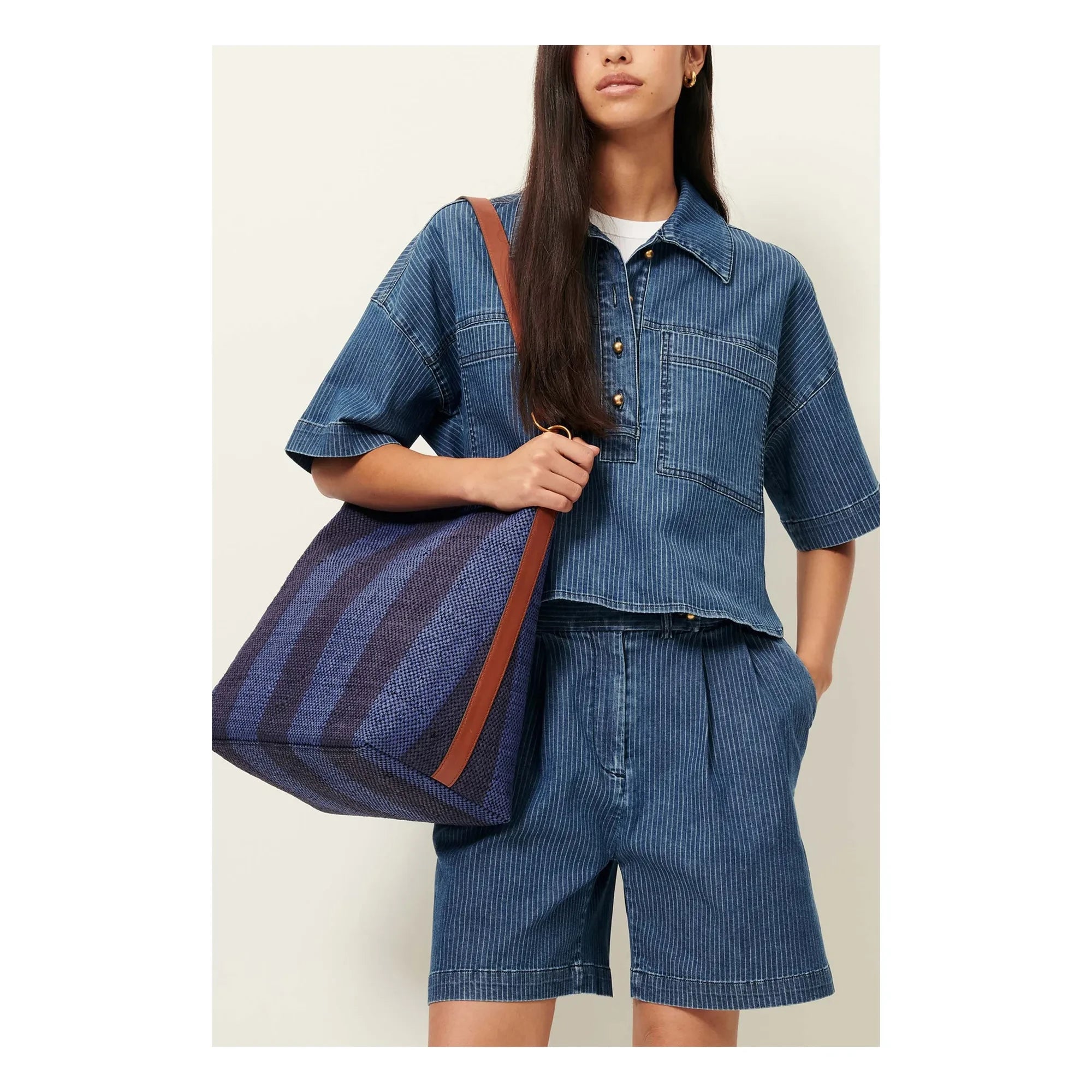 Sessùn - Gestreiftes Newport-Hemd | Blau