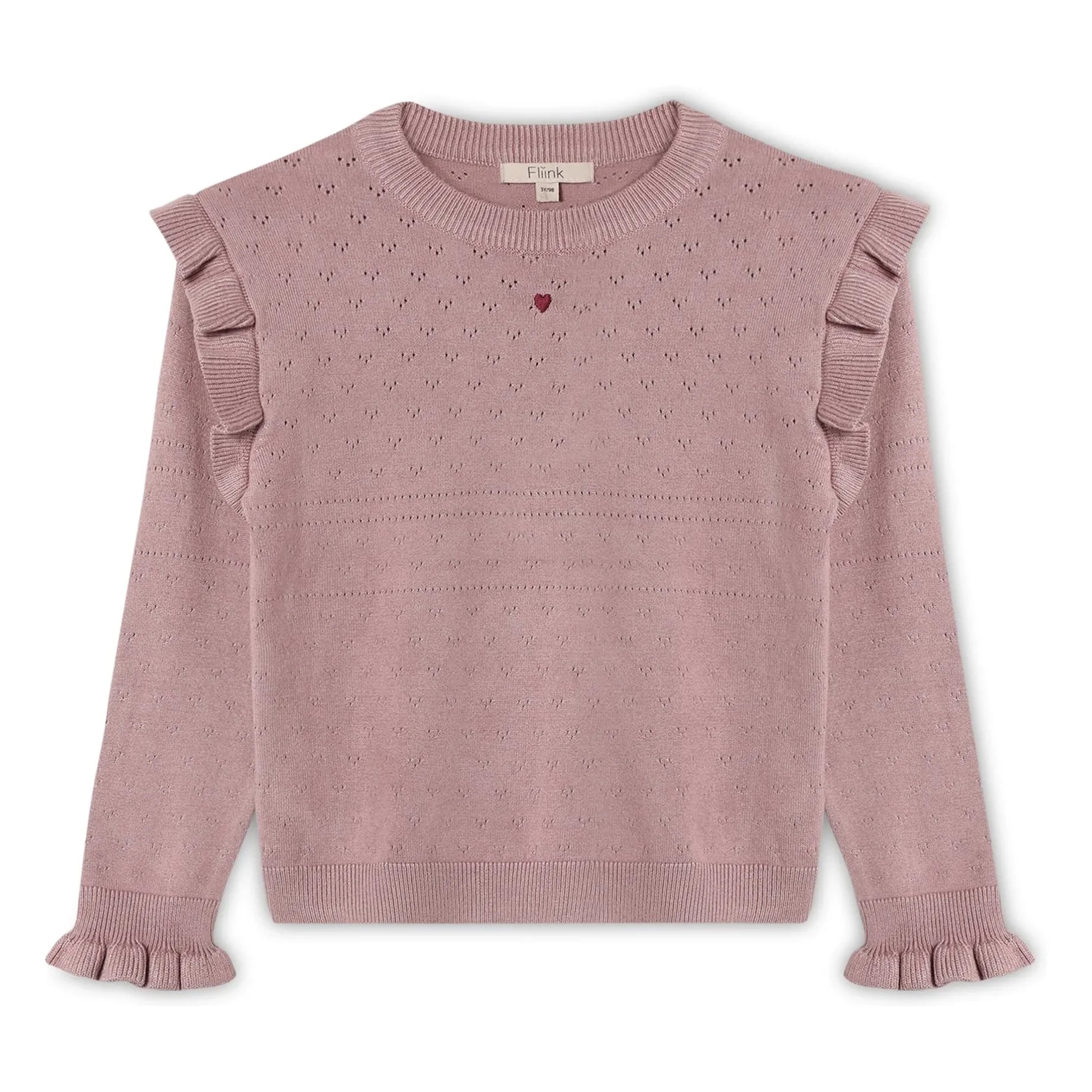 Fliink - Pullover aus recycelter Faser | Rosenholz