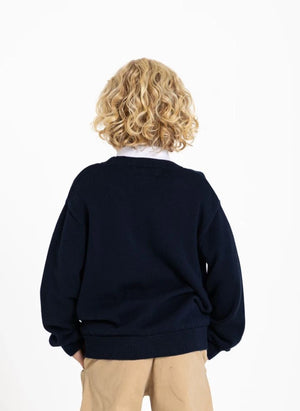 Smallable Kid - Harcourt Organische Baumwolljacke | Marineblau
