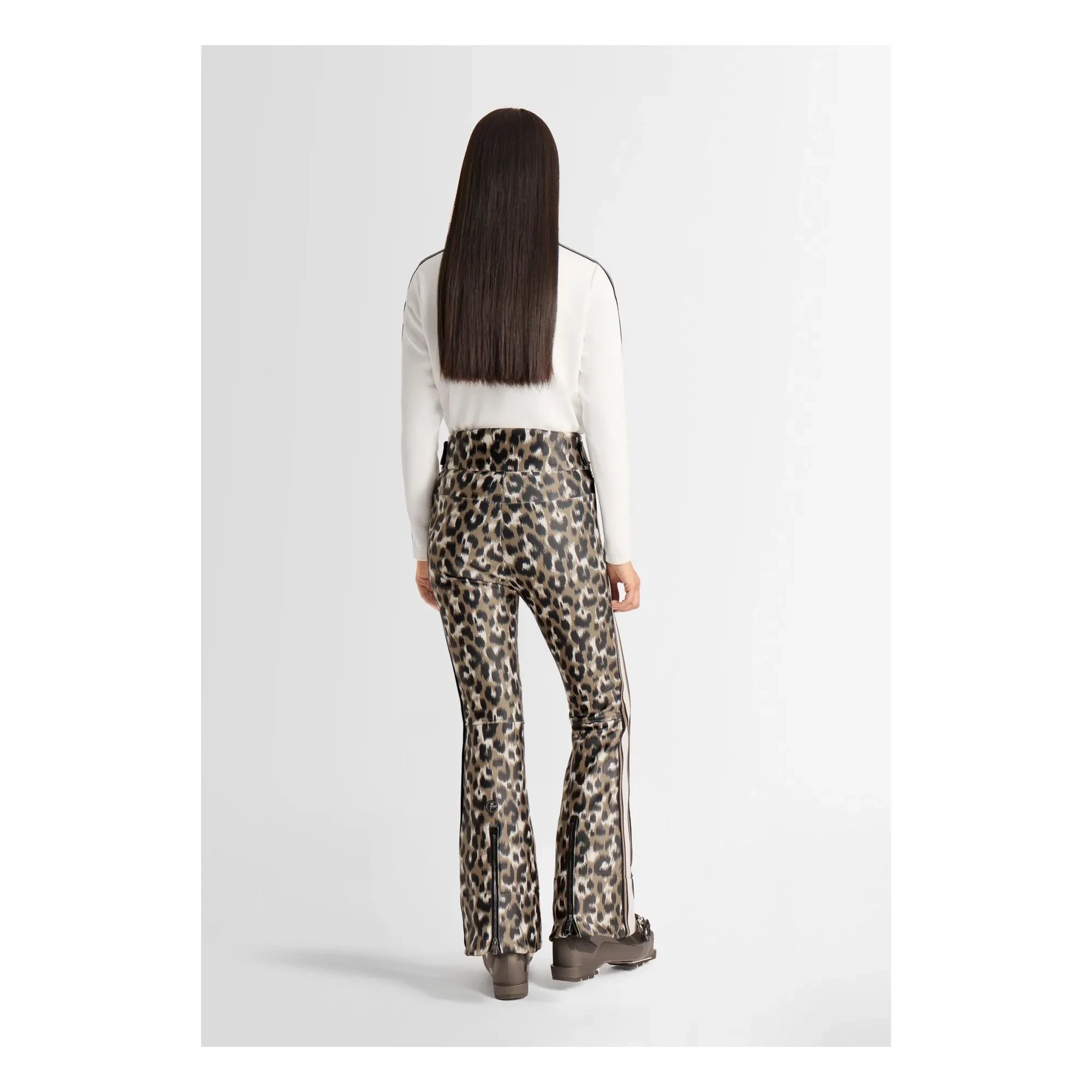 Fusalp - Elancia Leopard Spindle Skihose | Hellbraun