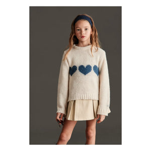 Mipounet - Mia Hearts Pullover | Creme