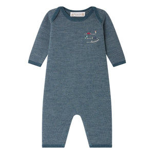 Bonpoint - Cielo Woll-Jumpsuit | Marineblau