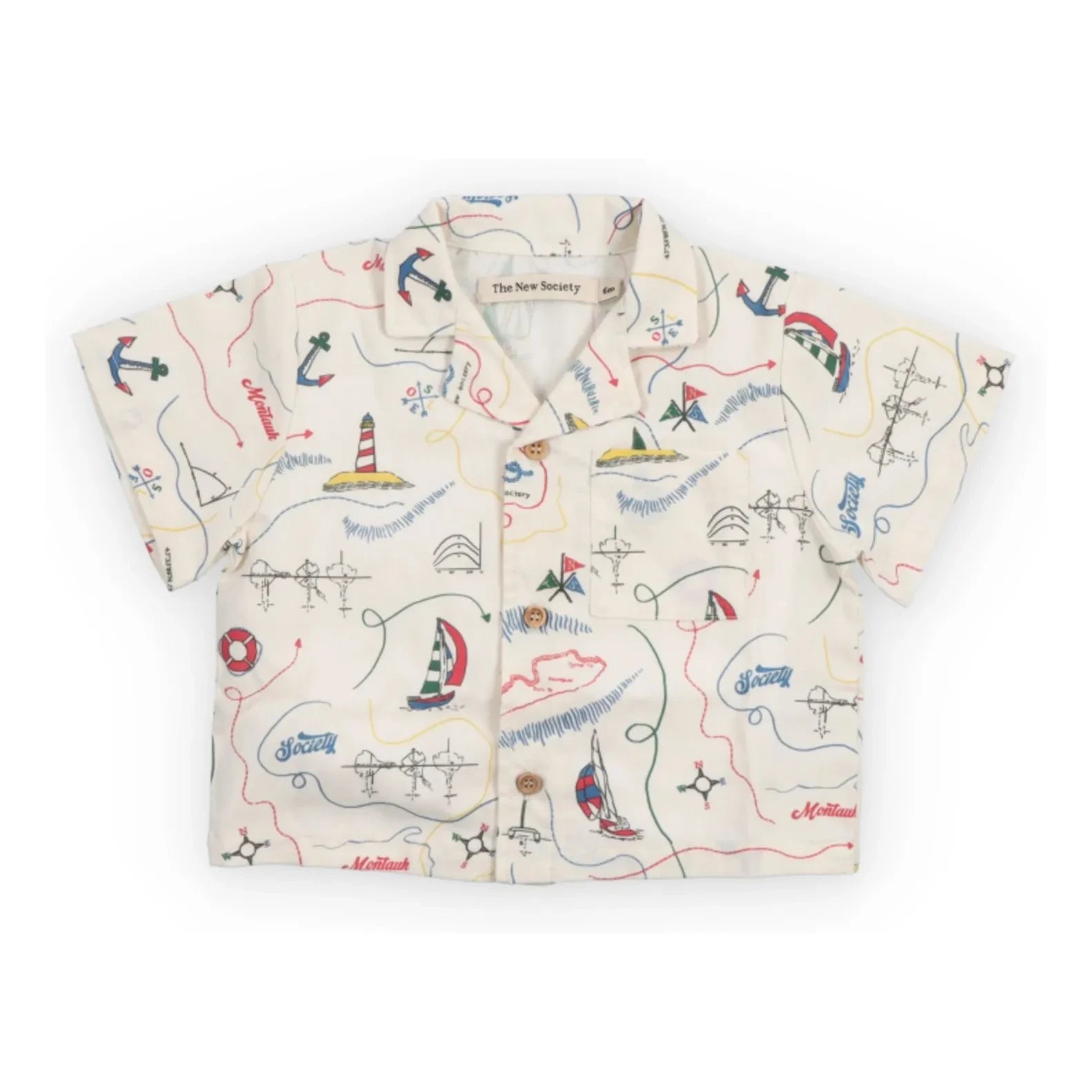 the new society - Clove Bateaux Baumwollhemd BCI Baby | Ecru